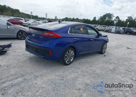 2019 Hyundai Ioniq Hybrid Limited z USA, uszkodzony, nr VIN KMHC85LC0KU130053